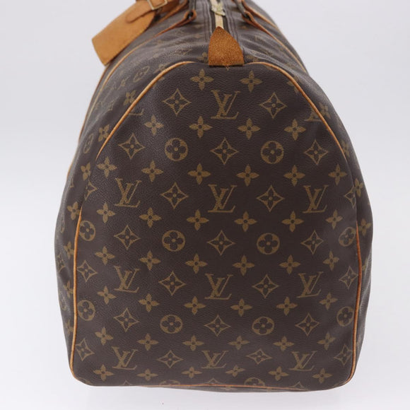 LOUIS VUITTON Monogram Keepall 60 Boston Bag M41422 LV Auth ka5878
