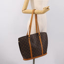LOUIS VUITTON Monogram Babylone Tote Bag M51102 LV Auth ka5879-23