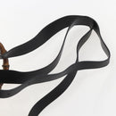 GUCCI Bamboo Backpack Leather Black Gold 003 2058 0016 Auth ka588-10