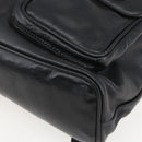 GUCCI Bamboo Backpack Leather Black Gold 003 2058 0016 Auth ka588-12