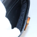 GUCCI Bamboo Backpack Leather Black Gold 003 2058 0016 Auth ka588-24