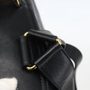 GUCCI Bamboo Backpack Leather Black Gold 003 2058 0016 Auth ka588-26