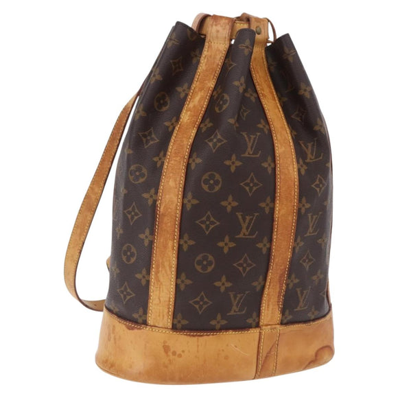 LOUIS VUITTON Monogram Randonnee PM Shoulder Bag M42243 LV Auth ka5880