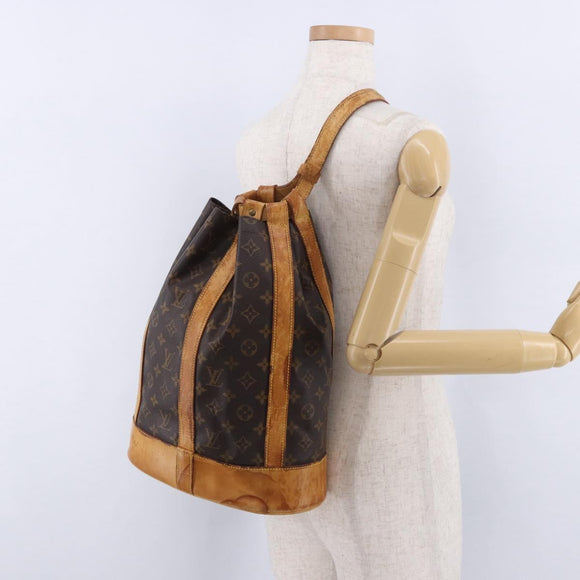 LOUIS VUITTON Monogram Randonnee PM Shoulder Bag M42243 LV Auth ka5880