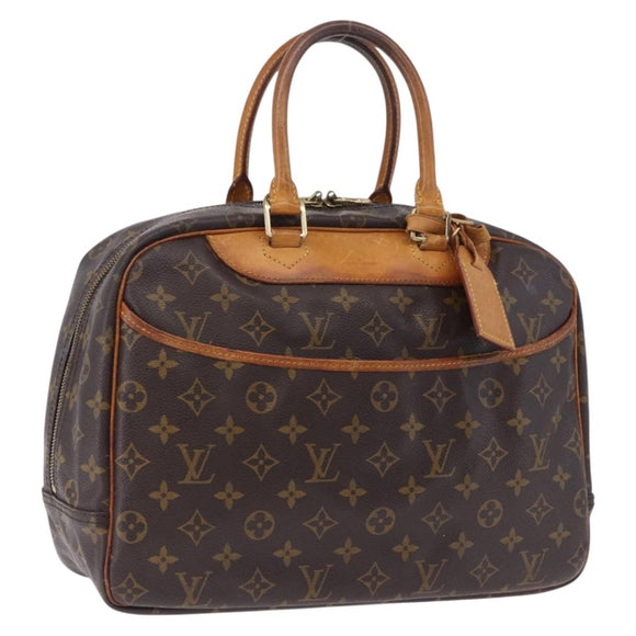 LOUIS VUITTON Monogram Deauville Hand Bag M47270 LV Auth ka5881