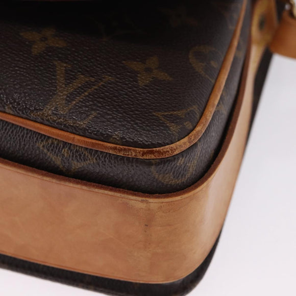 LOUIS VUITTON Monogram Cartouchiere GM Shoulder Bag M51252 LV Auth ka5882