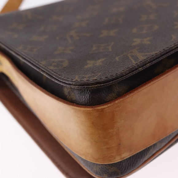 LOUIS VUITTON Monogram Cartouchiere GM Shoulder Bag M51252 LV Auth ka5882