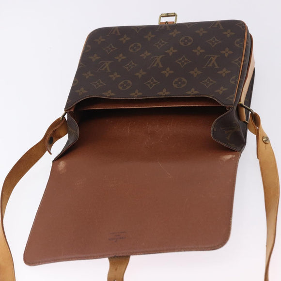 LOUIS VUITTON Monogram Cartouchiere GM Shoulder Bag M51252 LV Auth ka5882
