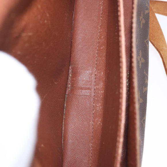LOUIS VUITTON Monogram Cartouchiere GM Shoulder Bag M51252 LV Auth ka5882