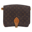 LOUIS VUITTON Monogram Cartouchiere GM Shoulder Bag M51252 LV Auth ka5882-13
