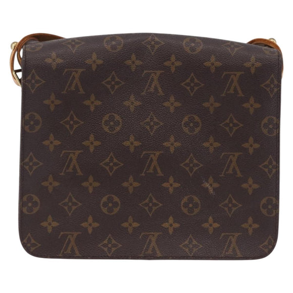 LOUIS VUITTON Monogram Cartouchiere GM Shoulder Bag M51252 LV Auth ka5882
