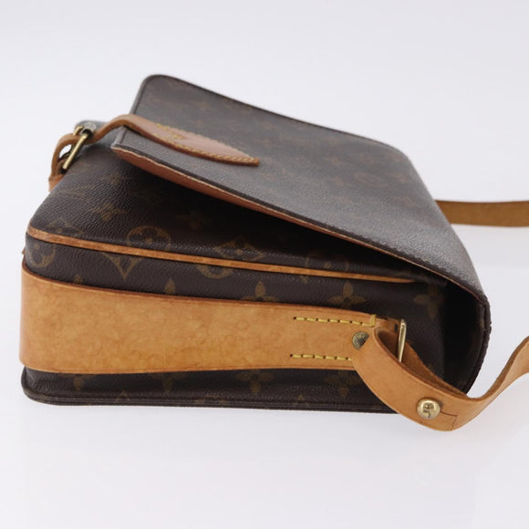 LOUIS VUITTON Monogram Cartouchiere GM Shoulder Bag M51252 LV Auth ka5882