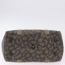 SAINT LAURENT Hand Bag Leather PVC Beige Auth ka5883-6