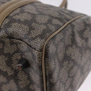 SAINT LAURENT Hand Bag Leather PVC Beige Auth ka5883-14