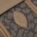 SAINT LAURENT Hand Bag Leather PVC Beige Auth ka5883-17