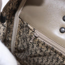 SAINT LAURENT Hand Bag Leather PVC Beige Auth ka5883-21