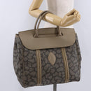 SAINT LAURENT Hand Bag Leather PVC Beige Auth ka5883-22