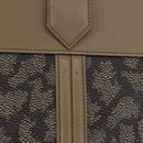 SAINT LAURENT Hand Bag Leather PVC Beige Auth ka5883-3