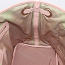Christian Dior Canage Hand Bag Coated Canvas Pink Gold Auth ka5885-19