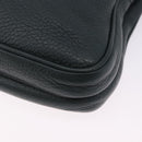 PRADA Shoulder Bag Leather Green Silver Auth ka5888V-16