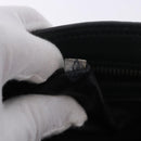 PRADA Shoulder Bag Leather Green Silver Auth ka5888V-12
