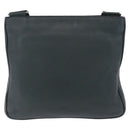 PRADA Shoulder Bag Leather Green Silver Auth ka5888V-2