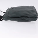 PRADA Shoulder Bag Leather Green Silver Auth ka5888V-4