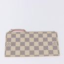 LOUIS VUITTON Damier Azur Pochette Felicie Chain Wallet N63106 LV Auth ka5889A-25