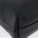 PRADA Tote Bag Saffiano leather Black Silver Auth ka5890V-10