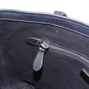PRADA Tote Bag Saffiano leather Black Silver Auth ka5890V-19