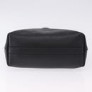 PRADA Tote Bag Saffiano leather Black Silver Auth ka5890V-9