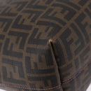 FENDI Zucca Canvas Tote Bag PVC Brown Black Auth ka5891-10
