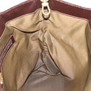 FENDI Zucca Canvas Hand Bag Black Brown Auth ka5892-16