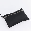FENDI Hand Bag Cotton jersey Black Silver Auth ka5894-20