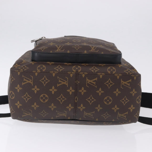 LOUIS VUITTON Monogram Macassar Josh Backpack M41530 LV Auth ka5895V