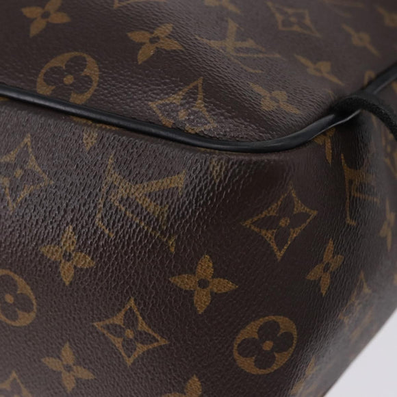 LOUIS VUITTON Monogram Macassar Josh Backpack M41530 LV Auth ka5895V