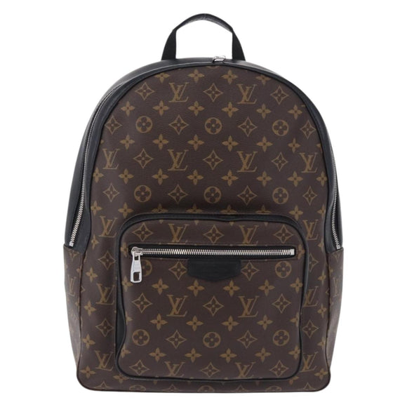LOUIS VUITTON Monogram Macassar Josh Backpack M41530 LV Auth ka5895V