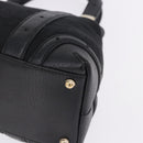 GUCCI Hand Bag Canvas Black Gold 145761 Auth ka5897V-14
