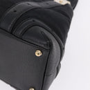 GUCCI Hand Bag Canvas Black Gold 145761 Auth ka5897V-16