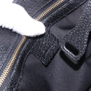GUCCI Hand Bag Canvas Black Gold 145761 Auth ka5897V-17