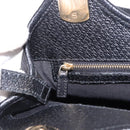 GUCCI Hand Bag Canvas Black Gold 145761 Auth ka5897V-20