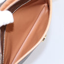 CELINE Macadam Canvas Shoulder Bag PVC Leather Brown Gold Auth ka5899-21