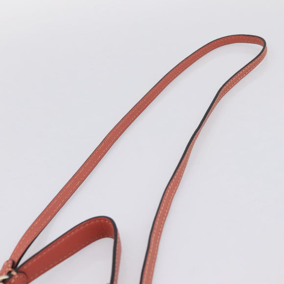VALENTINO Hand Bag Leather 2way Pink Gold Auth ka5900A