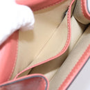 VALENTINO Hand Bag Leather 2way Pink Gold Auth ka5900A-22