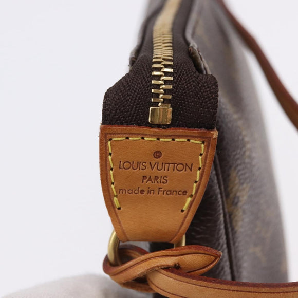 LOUIS VUITTON Monogram Pochette Accessoires Pouch M51980 LV Auth ka5901A