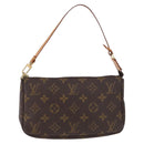 LOUIS VUITTON Monogram Pochette Accessoires Pouch M51980 LV Auth ka5901A-13