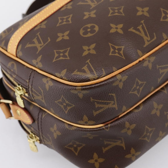 LOUIS VUITTON Monogram Reporter PM Shoulder Bag M45254 LV Auth ka5902A