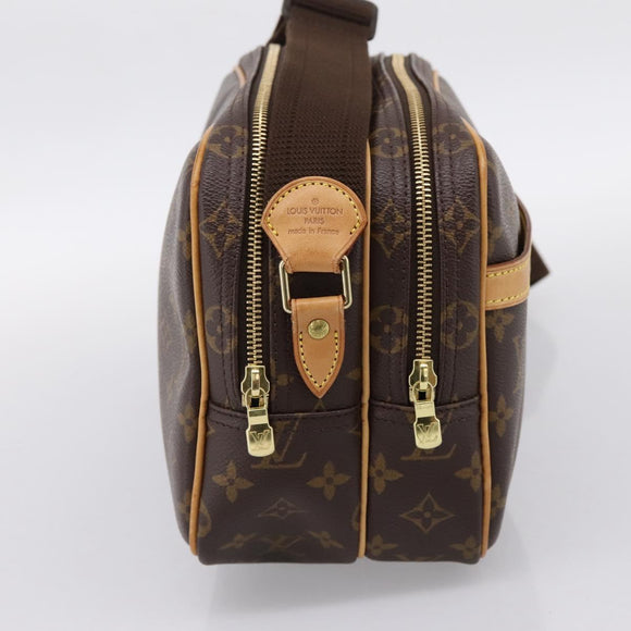 LOUIS VUITTON Monogram Reporter PM Shoulder Bag M45254 LV Auth ka5902A