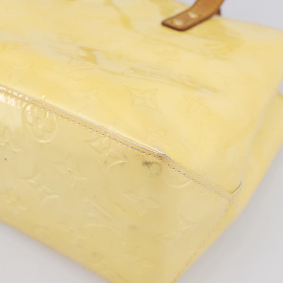 LOUIS VUITTON Monogram Vernis Reade PM Hand Bag Gris M91145 LV Auth ka5904