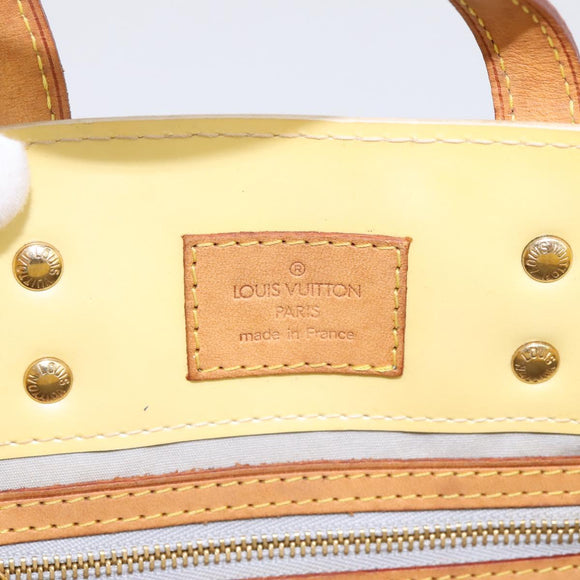 LOUIS VUITTON Monogram Vernis Reade PM Hand Bag Gris M91145 LV Auth ka5904